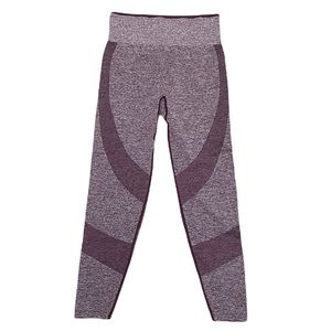 VS PINK purple seamless high waist full length workout tight